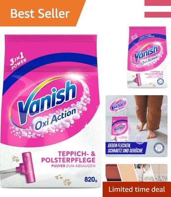 Vanish Oxi Action Polster Teppichreiniger Pulver Reinigung Schutz Duft 820g