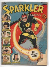 Sparkler Comics #1 (United Feature Syndicate, 1941) 1st app Spark Man | GD+ 2.5