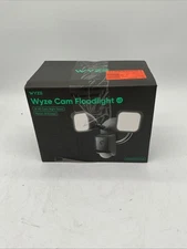 Wyze WYZECFL2BL Wired Outdoor Wi-Fi Floodlight Camera v2, 2K Video, Black