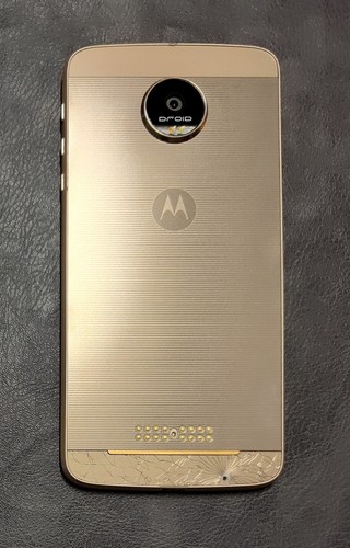 Motorola Moto Z Force Droid 8 Gold/White Android Smartphone Verizon w/Tumi Pack - Afbeelding 3 van 19