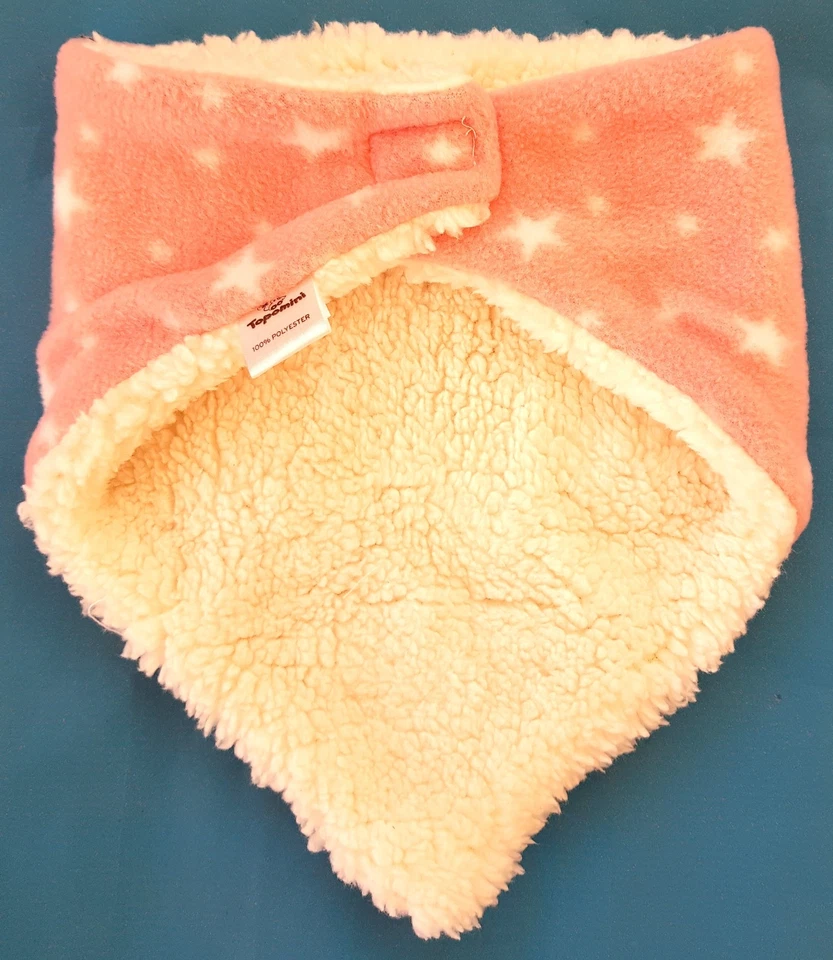 Baby Dreiecksschal Rosa Sternchen Bärenmotiv Topomini von Ernestings Family - Bild 3 von 4