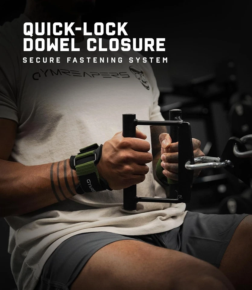 Correas de levantamiento de pesas con pasador - Correas de muñeca para levantamiento de pesas Foto 4 de 4