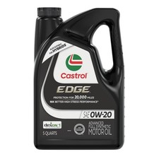 EDGE 0W-20 Advanced Full Synthetic Motor Oil, 5 Quarts 41.56 per gallon