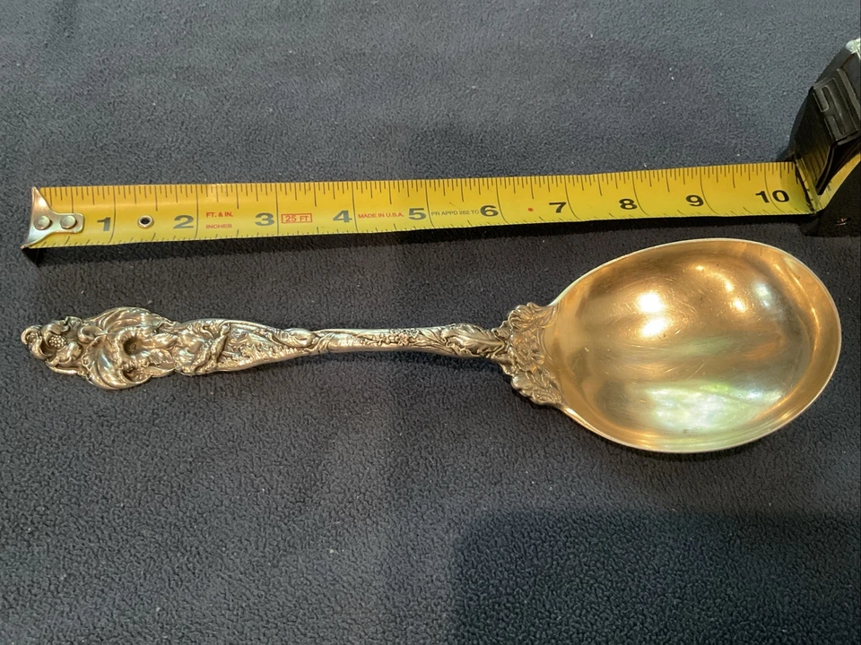 Cuchara grande de bayas Reed And Barton Sterling Foto 2 de 4