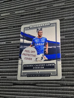 2021-22 DOMINIC CALVERT LEWIN /65 PANINI IMPECCABLE Stainless Stars Everton