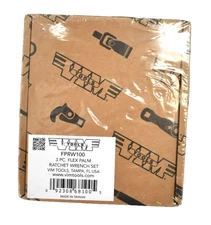 VIM Tools Nano Flex Ratcheting Wrench Set 3 Piece Double Sided Tools w Storage