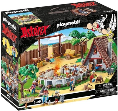 PLAYMOBIL Astérix Et Obélix 70931 Banquet De La Ferme - Scènes Ensemble Neuf - Photo 1/4