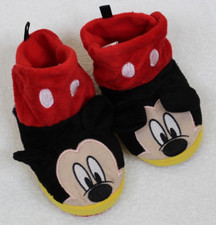 Mickey Mouse Baby Toddler Boys Bedroom Slipper Shoes Size M 5/6 