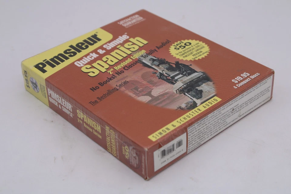 Pimsleur Quick And Simple Spanish 2nd Revised Edition 4 CD Set NEW Sealed - Image 3 of 4