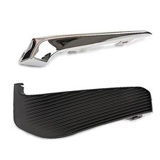 Front Fog light Bezel Bumper Insert Outer Grille Chrome Trim LH Left Driver