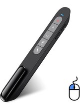 Wireless Air Mouse Presenter Laser Pointer PowerPoint Remote USB Rechargeable