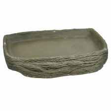 HabiStat Tortoise Pool Bowl Grey Large Tortoise Bowls