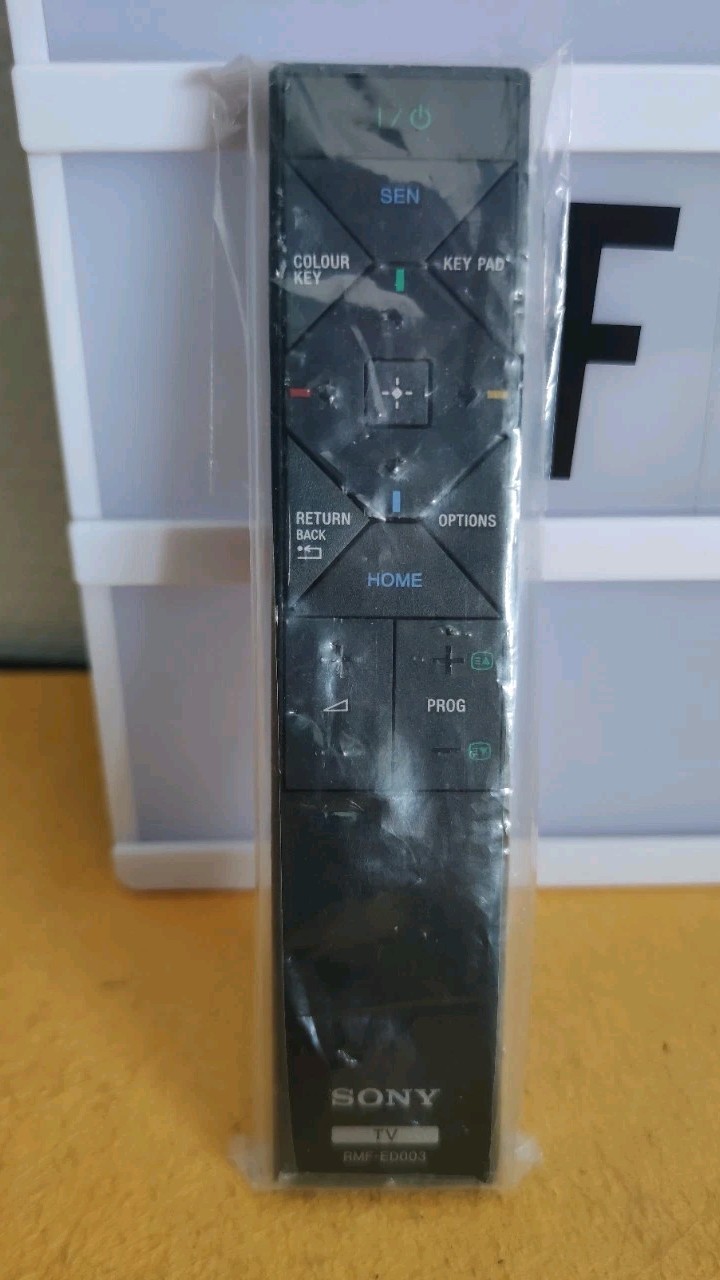 Télécommande Sony RMF-ED003 d'origine pour téléviseur connectique infrarouge noire