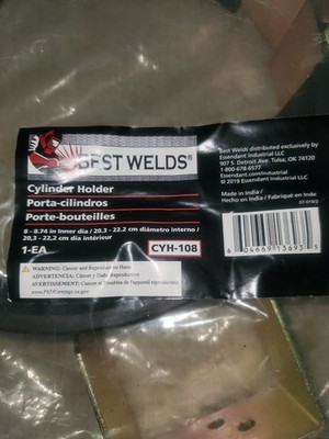 Best Welds CYH-108 Cylinder Holder 8 to 8.3/4 Inch - New!