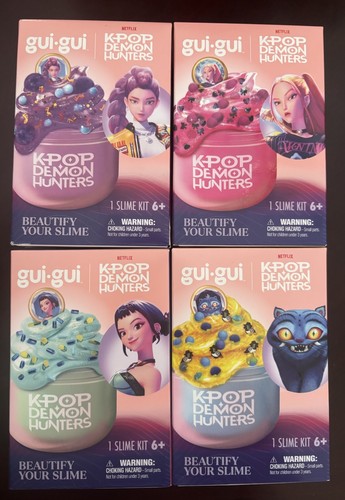 Gui Gui K-Pop Demon Hunters Slime Kit — Rumi, Mira, Zoey & Derpy | eBay