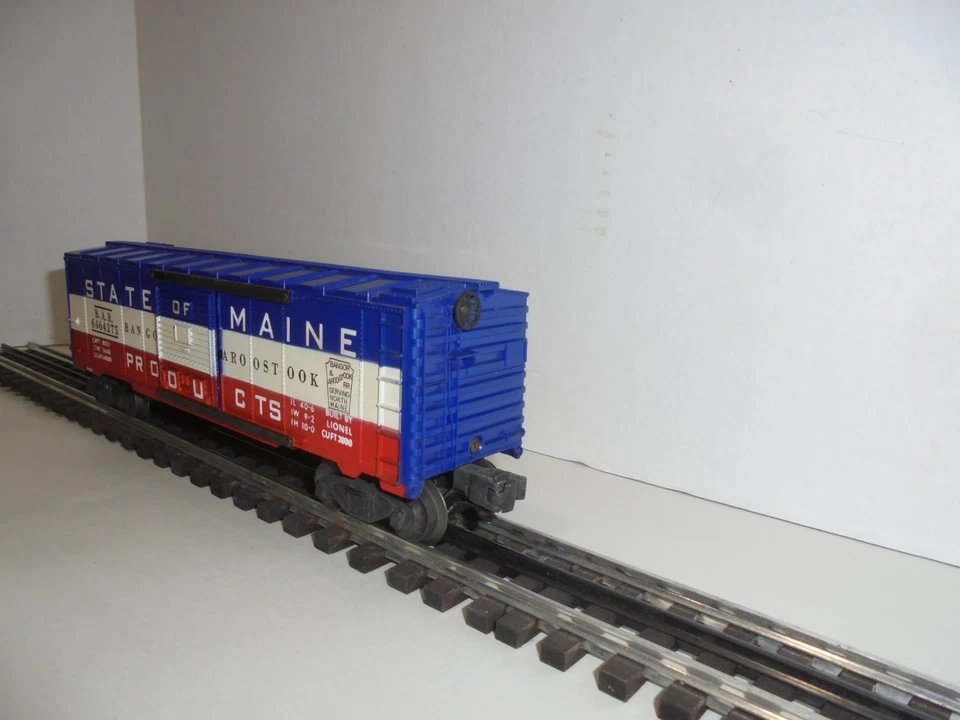 LIONEL 6464-275 STATE OF MAINE BOX CAR VINTAGE POSTWAR O GAUGE - Image 3 of 4