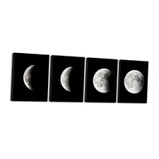  - Modern Giclee Canvas Prints Stretched Artwork 12x16inchx4pcs (30x40cmx4pcs)