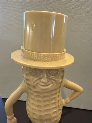 1970s PLANTERS Mr.ピーナッツ　ディスプレイラック　ビンテージ Vintage 1970s Planters Mr. Peanut Bank 9-inch Tan Advertising Item