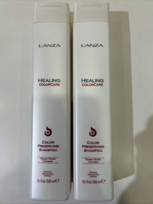 LANZA Healing ColorCare Color Preserving Shampoo 10.1 oz AUTHENTIC PACK OF 2