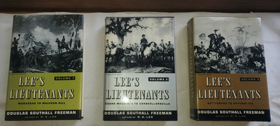 Lee's Lieutenants by Douglas Southall Freeman 3 Vol  Set Hardcover with sleeves 