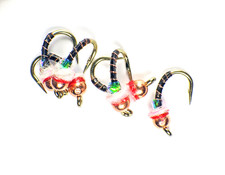 Mirage Frenchie Tungsten Nymphs UV Pink - Premium Trout Fly Fishing Flies Lot