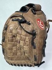 Rawlings RBG36DB 12.5" LHT All Leather Baseball Glove Left Hand Throw