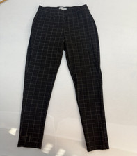 Kay Unger New York Women s Dress Pants Regular Size M Black/White Checked