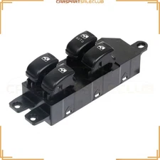 Power Window Switch Front Left for 01-06 Hyundai Santa Fe 2.7L 3.5L Driver Side