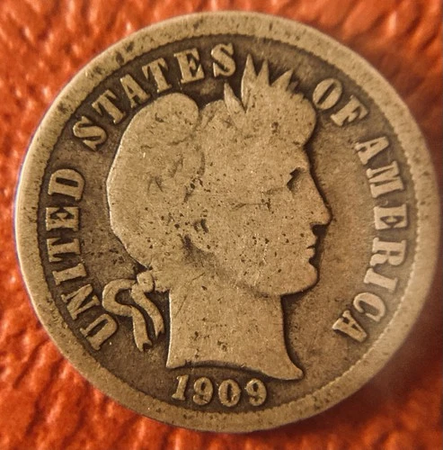 1909-d Barber Dime