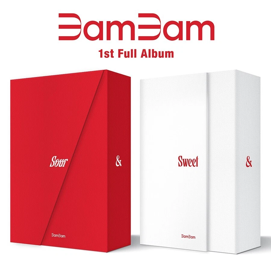 GOT7 BAMBAM [SOUR & SWEET] 1st Album RANDOM CD+8Buch+Lyrics+Poster