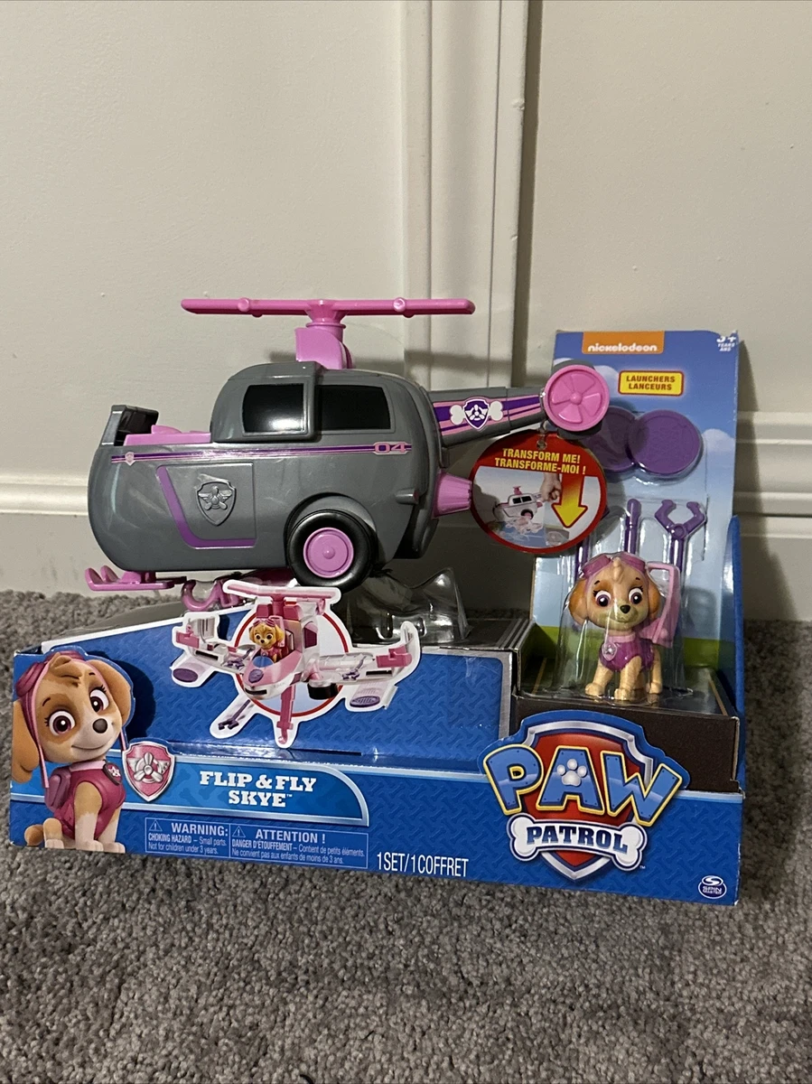 Paw patrol skye flip cheap & fly transforming vehicle