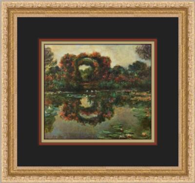 Claude Monet The Flowering Arches Giverny Custom Framed Print | eBay