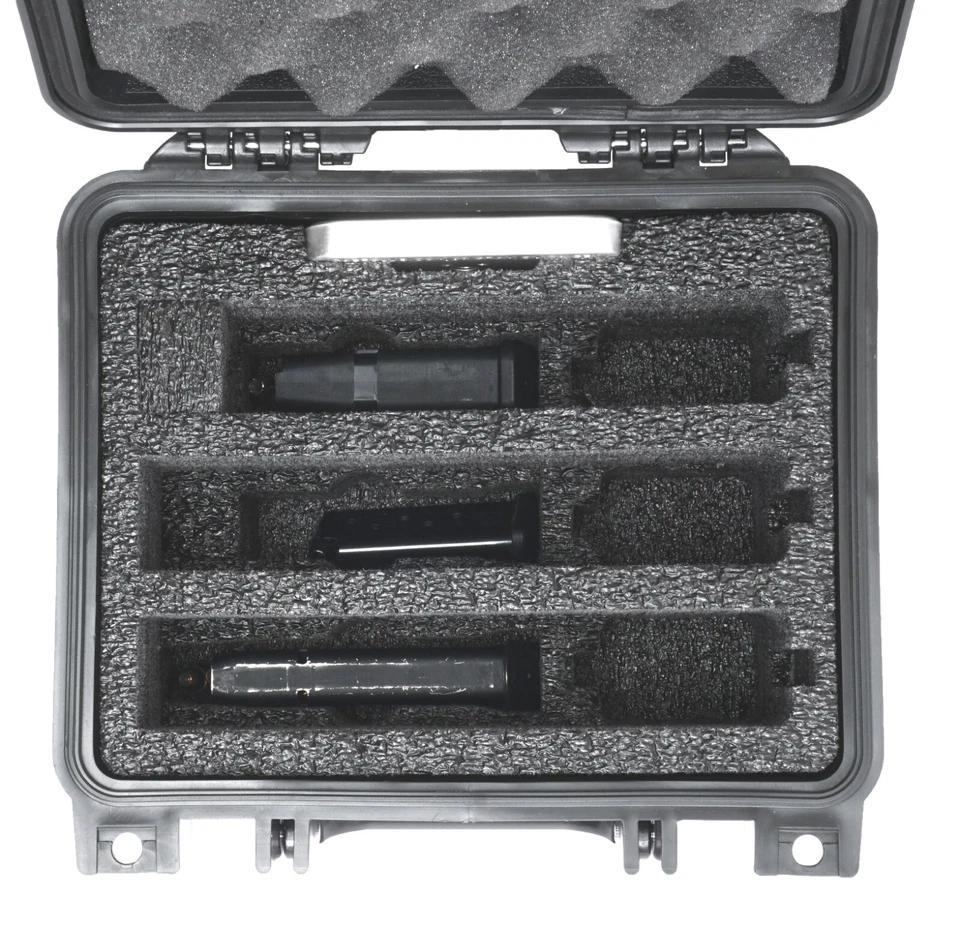 Case Club Waterproof 3 Pistol & 3 Magazine Case with Included Silica Gel - Image 4 of 4