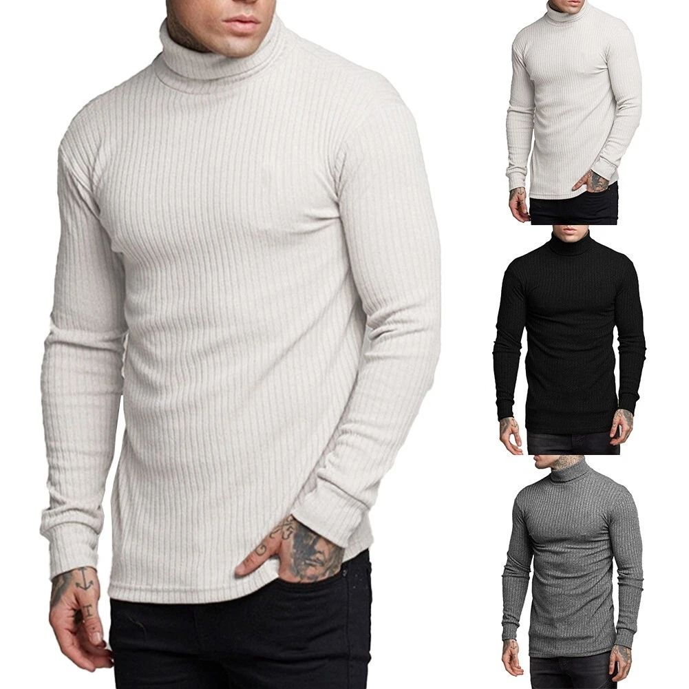 Turtleneck t deals shirt white