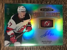 NIKITA GUSEV 2019-20 UD Stature GREEN Rookie Reliance Auto #40/49 RR-17