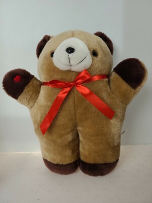 Teddy Tech Inc Plush Brown Bear '' Cough Buddy'' Post-Operative Pillow 14'' Clean