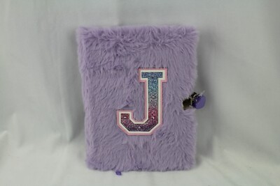 Claire's Lavender Initial J, Diary Journal 6''x8'' New w/Tags Lock w/2 keys