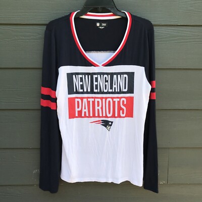 Officially Licensed NFL For Her Field Long Sleeve Tee New