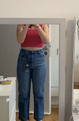 levis ribcage straight ankle jeans