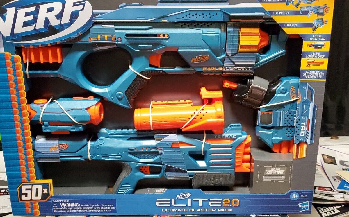 NERF Elite 2.0 Eaglepoint RD-8 Blaster from Hasbro Review! 