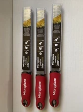 3-PK Microplane Zester 12 inch All Stainless PREMIUM Series USA