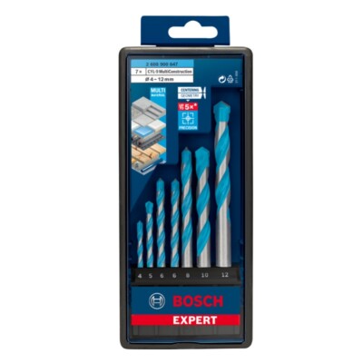Bosch EXPERT CYL-9 Multi Construction Bohrer Set 7 tlg. 4 - 12 mm ( 2608900647 )