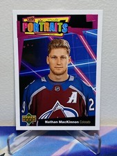 2020-21 Upper Deck Series 1 Hockey NATHAN MACKINNON #P-12 UD PORTRAITS