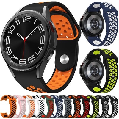 WatchStrap Silicone Band For Samsung Galaxy Watch Active 3/4/5/6/PRO S2 S3 Sport