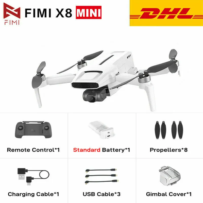 jurist I fare Sway FIMI X8 Mini Camera Drone 250g-class Drones 8km 30Min RC Quadcopter 4K HDR  Video | eBay