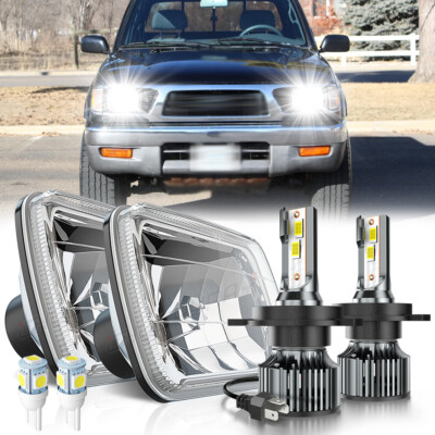2X 7x6'' inch headlight for Toyota Pickup 82-1995 Tacoma 4Runner 1984-1991 H6014
