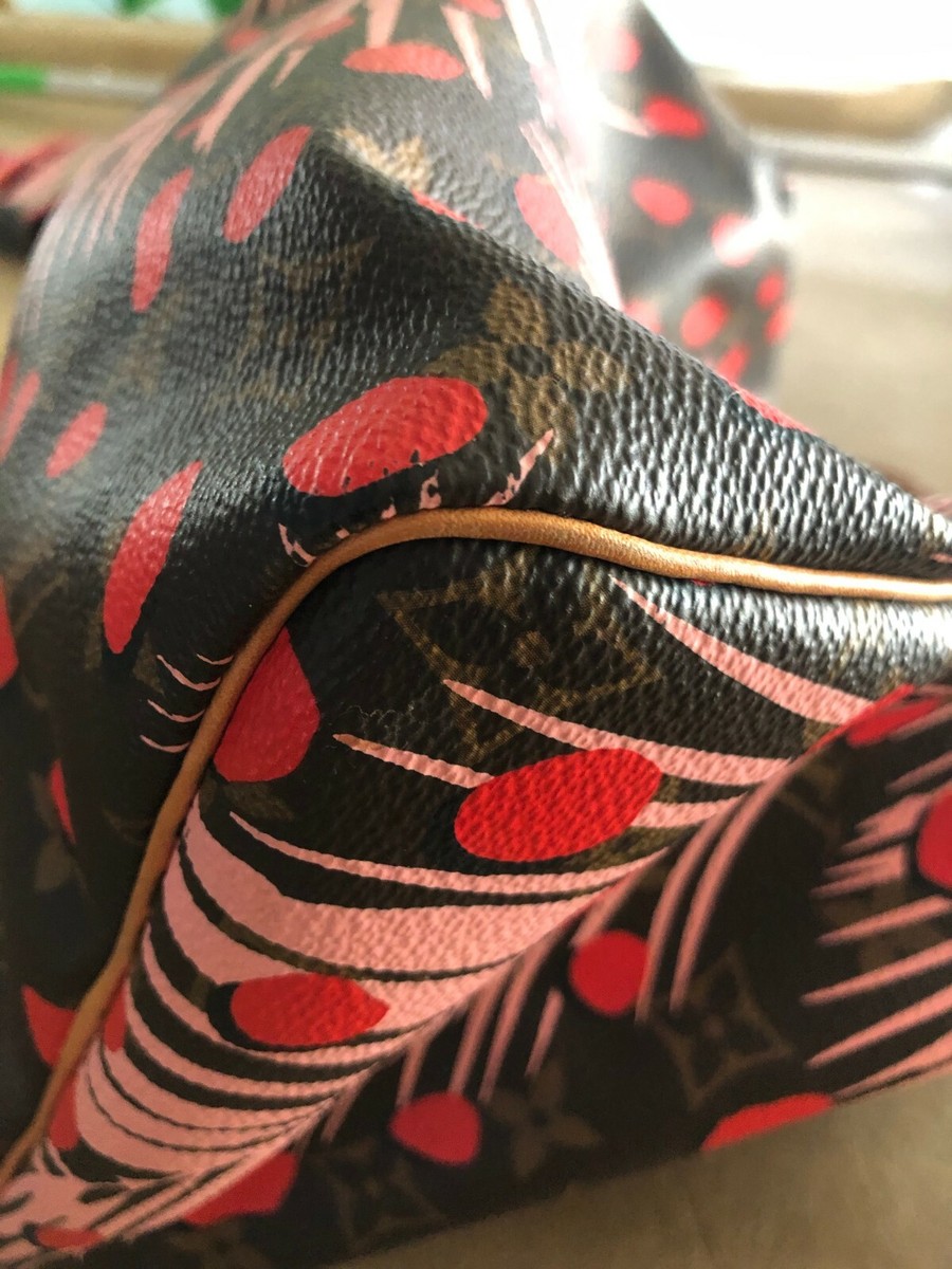 ルイヴィトン  LV ジャングルドット  スピーディ Louis Vuitton Limited Edition Monogram Canvas Jungle Dots