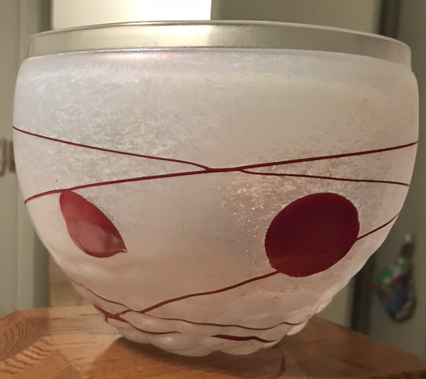 Vintage Rare Kosta Boda Bertil Vallien glass galaxy 6” bowl Vintage Rare Kosta Boda Bertil Vallien glass galaxy 6” bowl