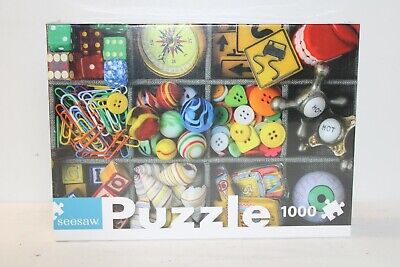 Seesaw 1000 Piece Jigsaw Puzzle Colorful Collectibles Complete 18.9X 28.8