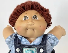 Vintage 1982 Original Appalachian Artworks Coleco Cabbage Patch Overall Boy Doll